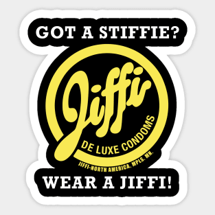 GOT A STIFFIE? - YELLOW Sticker